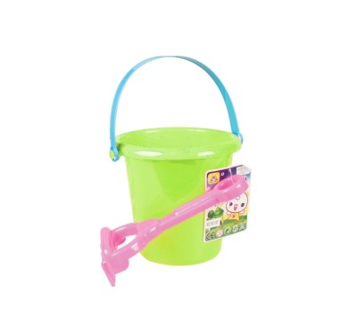 Beach Set – 2 Piece – Green Bucket & Pink Scoop Beach Set – 2 Piece – Green Bucket & Pink Scoop