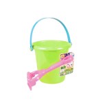 Beach Set – 2 Piece – Green Bucket & Pink Scoop Beach Set – 2 Piece – Green Bucket & Pink Scoop