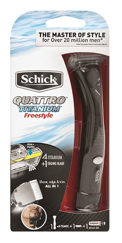 Schick Quattro Titanium Freestyle Male Razor Schick Quattro Titanium Freestyle Male Razor