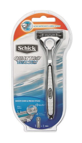 Schick Quattro Titanium New Generation Male Razor Schick Quattro Titanium New Generation Male Razor