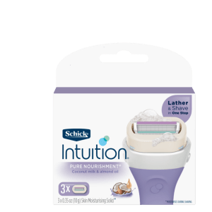 Schick Intuition Pure Nourishment Female Blades 3’s Schick Intuition Pure Nourishment Female Blades 3’s