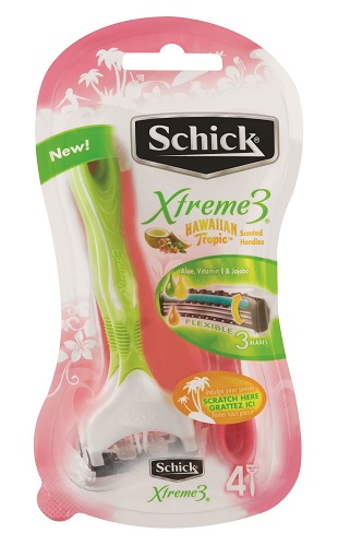 Schick Xtreme 3 Hawaiian Tropic Women’s Disposable 4’s Schick Xtreme 3 Hawaiian Tropic Women’s Disposable 4’s