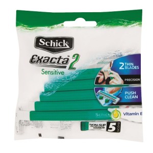 Schick Exacta 2 Sensitive Male Disposable 5’s Schick Exacta 2 Sensitive Male Disposable 5’s