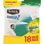Schick Exacta 2 Sensitive – Pack of 18 Schick Exacta 2 Sensitive – Pack of 18