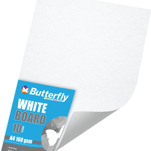 Butterfly A4 Pastel Board 10s – White Butterfly A4 Pastel Board 10s – White