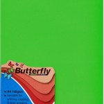 Butterfly A4 Bright Board – 10s – Green Butterfly A4 Bright Board – 10s – Green