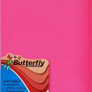Butterfly – A4 Bright Board – Pink – 2 Pack Butterfly – A4 Bright Board – Pink – 2 Pack
