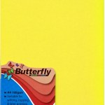 Butterfly A4 Bright Board – 10s – Yellow Butterfly A4 Bright Board – 10s – Yellow