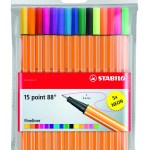 Stabilo Point 88 Fineliners (Wallet of 15) Stabilo Point 88 Fineliners (Wallet of 15)