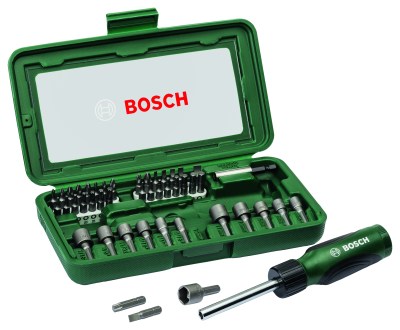 Bosch – Ratchet Socket & Drive Bit Set – 46 Piece Bosch – Ratchet Socket & Drive Bit Set – 46 Piece