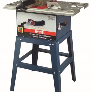 Ryobi – 25.4cm Table Saw Bore With Legs – Blue Ryobi – 25.4cm Table Saw Bore With Legs – Blue