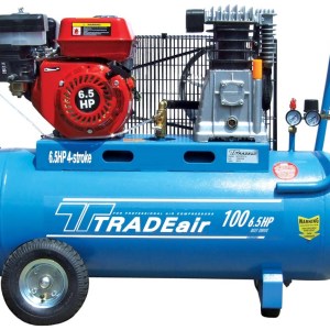 TradeAir – 100L 4.8kW Belt Drive 4 Strokde 6.5HP Petrol Compressor TradeAir – 100L 4.8kW Belt Drive 4 Strokde 6.5HP Petrol Compressor