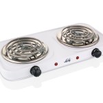Lucky – 2000W Double Hotplate – Black Lucky – 2000W Double Hotplate – Black