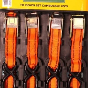 Kaufmann – Tie Down Set Cambuckle – 4 Piece Kaufmann – Tie Down Set Cambuckle – 4 Piece