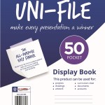 Marlin Uni-File A4 Soft Cover Display File – 50 Pocket Marlin Uni-File A4 Soft Cover Display File – 50 Pocket