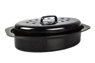 Kaufmann Enamel Coated Oval Pan with Lid – 3.0 Litre Kaufmann Enamel Coated Oval Pan with Lid – 3.0 Litre