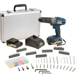 Ryobi 18V Impact Drill Driver Kit incl batteries & charger Ryobi 18V Impact Drill Driver Kit incl batteries & charger