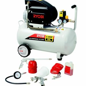 Ryobi – Air Compressor With Spray Gun Kit Ryobi – Air Compressor With Spray Gun Kit