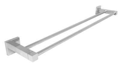 Wildberry – Stainless Steel and Zinc Doubl Towel Bar – 600 mm Wildberry – Stainless Steel and Zinc Doubl Towel Bar – 600 mm