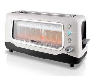 Taurus – 2 Slice Tostadora Vidre Glass Toaster Taurus – 2 Slice Tostadora Vidre Glass Toaster