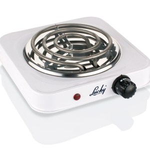 Lucky – Single Hotplate Stove – White Lucky – Single Hotplate Stove – White
