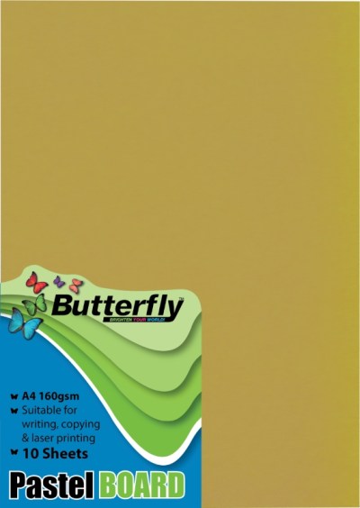 Butterfly A4 Pastel Board 10s – Buff Butterfly A4 Pastel Board 10s – Buff