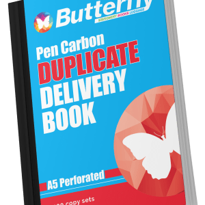 Butterfly A5 Duplicate Book – Delivery 200 Sheets Butterfly A5 Duplicate Book – Delivery 200 Sheets