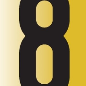 Tower Adhesive Reflective Number Sign – Large 8 Tower Adhesive Reflective Number Sign – Large 8