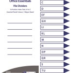 Marlin File 16 (A – Z) Index Dividers 160gsm Pastel Colours Marlin File 16 (A – Z) Index Dividers 160gsm Pastel Colours