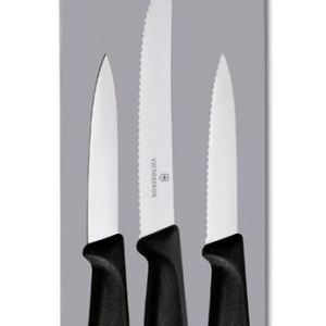Victorinox – Classic 3 Piece Paring Set – Black Victorinox – Classic 3 Piece Paring Set – Black