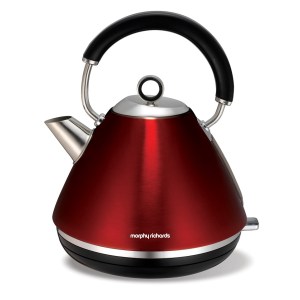 Morphy Richards – 1.5 Litre Metallic Accents Cordless Kettle – Red Morphy Richards – 1.5 Litre Metallic Accents Cordless Kettle – Red
