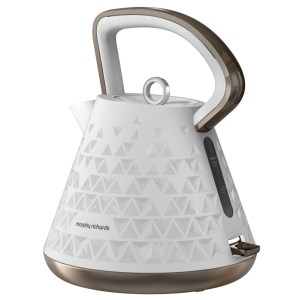 Morphy Richards – 1.5 Litre Prism Accents Cordless Kettle – White Morphy Richards – 1.5 Litre Prism Accents Cordless Kettle – White