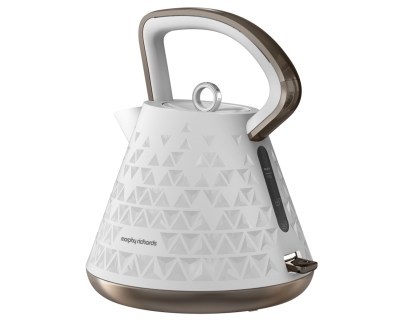 Morphy Richards – 1.5 Litre Prism Accents Cordless Kettle – White Morphy Richards – 1.5 Litre Prism Accents Cordless Kettle – White