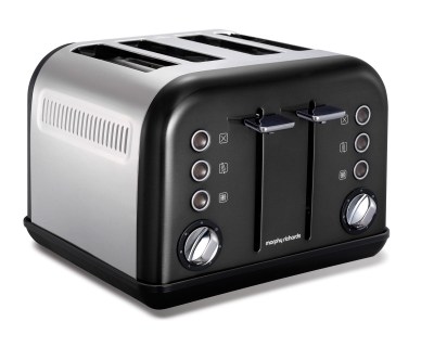 Morphy Richards – 4 Slice Accents Toaster – Black Morphy Richards – 4 Slice Accents Toaster – Black