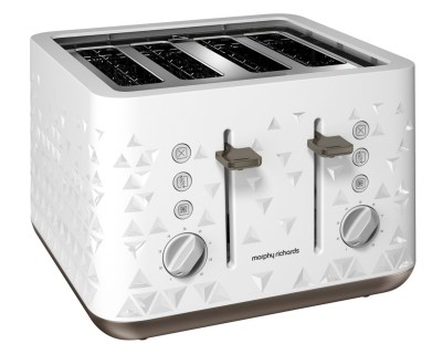 Morphy Richards – 4 Slice Prism Toaster – White Morphy Richards – 4 Slice Prism Toaster – White