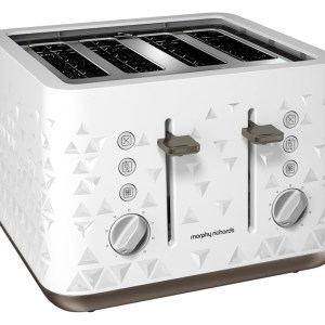 Morphy Richards – 4 Slice Prism Toaster – White Morphy Richards – 4 Slice Prism Toaster – White