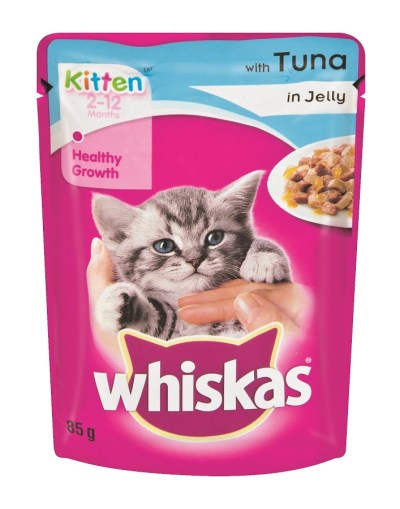 Whiskas – Kitten Pouch Tuna In Jelly – 85g Whiskas – Kitten Pouch Tuna In Jelly – 85g