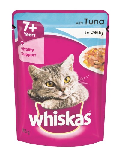 Whiskas – Senior Pouch – Tuna in Jelly – 0.085kg Whiskas – Senior Pouch – Tuna in Jelly – 0.085kg