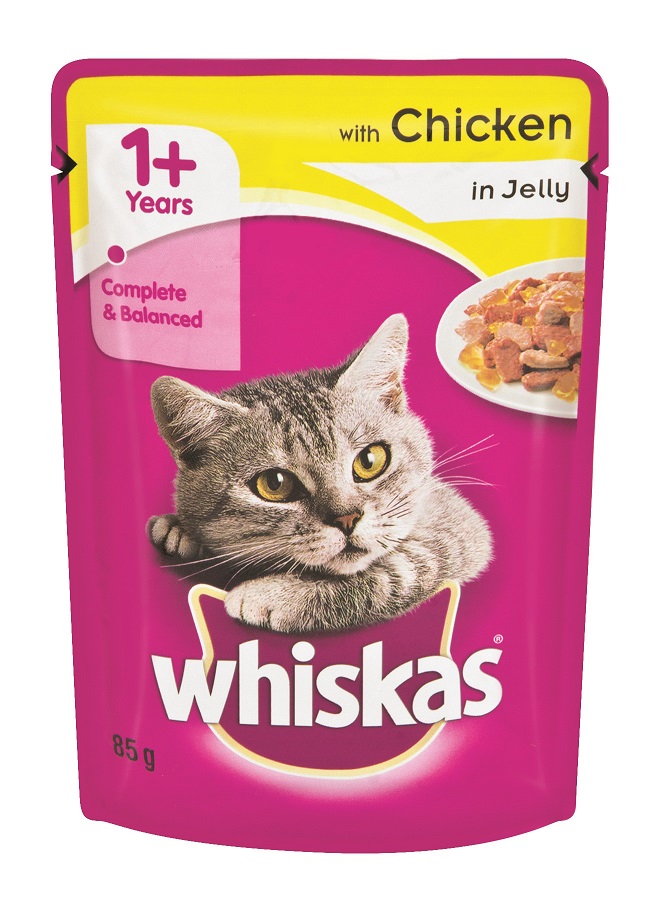 Whiskas – Adult Pouch Chicken In Jelly – 0.085kg Whiskas – Adult Pouch Chicken In Jelly – 0.085kg