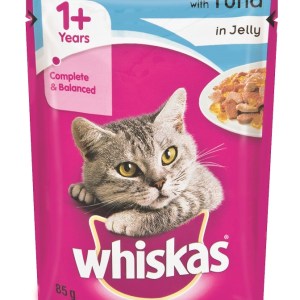 Whiskas – Adult Pouch Tuna In Jelly – 0.085kg Whiskas – Adult Pouch Tuna In Jelly – 0.085kg