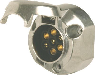 Motoquip – Metal Trailer Socket – Female 7 Pin Motoquip – Metal Trailer Socket – Female 7 Pin