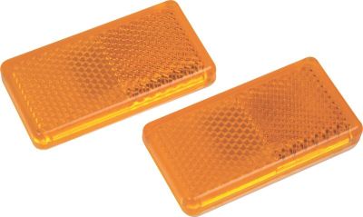 Motoquip – Amber Oblong Self Adhesive Reflectors Motoquip – Amber Oblong Self Adhesive Reflectors