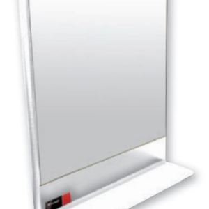 Wildberry – Bathroom Mirror and Shelf – White Wildberry – Bathroom Mirror and Shelf – White