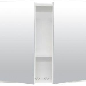 Wildberry – Double Door Mirror Cabinet – White Wildberry – Double Door Mirror Cabinet – White