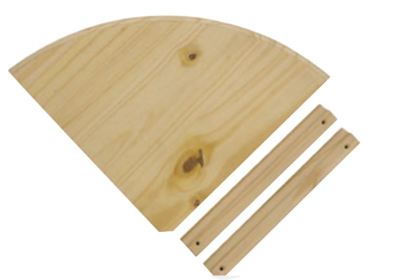 Wildberry Corner Shelf Kits – Solid Wood Pine 200 x 200mm Wildberry Corner Shelf Kits – Solid Wood Pine 200 x 200mm