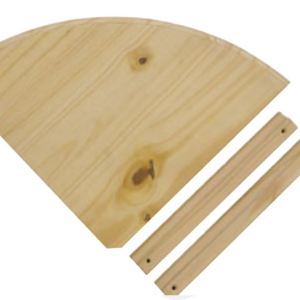 Wildberry Corner Shelf Kits – Solid Wood Pine 400 x 400mm Wildberry Corner Shelf Kits – Solid Wood Pine 400 x 400mm