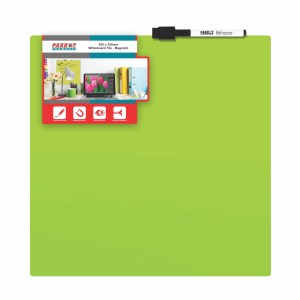 Parrot Whiteboard Tile Magnetic 355 x 355mm – Green Parrot Whiteboard Tile Magnetic 355 x 355mm – Green