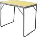 AfriTrail Aluminium Melamine Wood Finish Folding Camp Table 70cm AfriTrail Aluminium Melamine Wood Finish Folding Camp Table 70cm