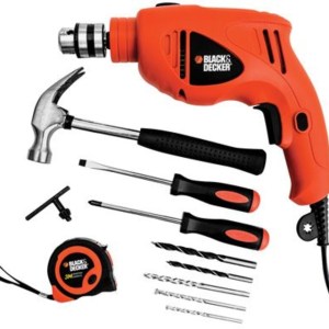 Black & Decker – Impact Drill 500W & Toolkit Black & Decker – Impact Drill 500W & Toolkit