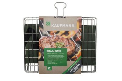 Kaufmann – Braai Grid Adjustable – Stainless Steel Box – Medium Kaufmann – Braai Grid Adjustable – Stainless Steel Box – Medium
